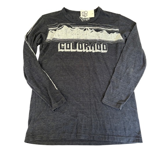 Chaser Other - Chaser Colorado Graphic Tee Long Sleeve Mountain Top Made in USA Large